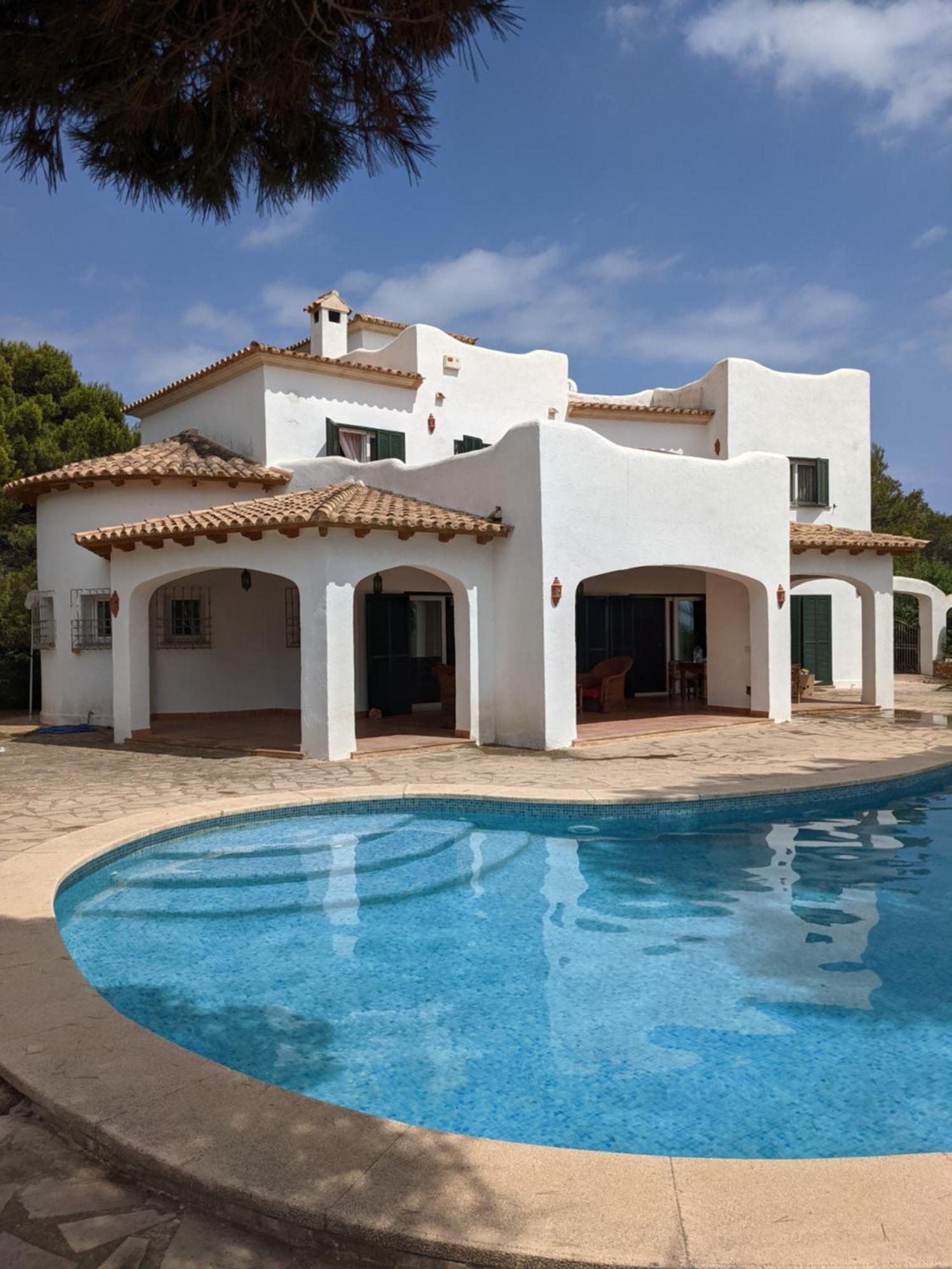 Gigantische Villa Mit Meerblick, Panoramablick & Pool-Oase Cala Pi  Luaran gambar